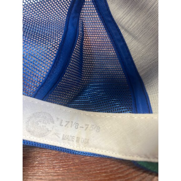 Vintage TK Valve Blue Snapback Trucker Hat Made In USA X3 - Picture 4 of 4